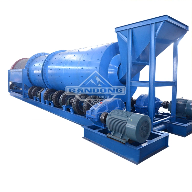 Rotary Drum Scrubber Gold Ore Washing Plant 400t/H Big Capacity in Australia