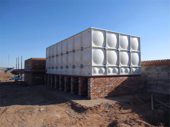 Wras aprovou tanque de armazenamento de água potável FRP GRP 5000 10000 litros grande tanque de água de chuva de fibra de vidro preço barato na Malásia